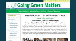 Desktop Screenshot of goinggreenmatters.org